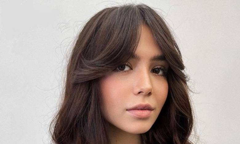 مدل جلو مو برای زیر شال