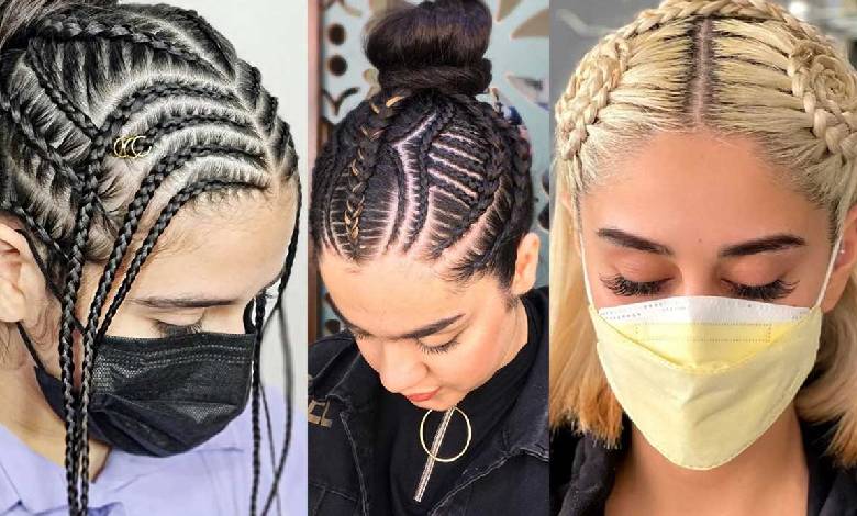 مدل جلو مو برای زیر شال