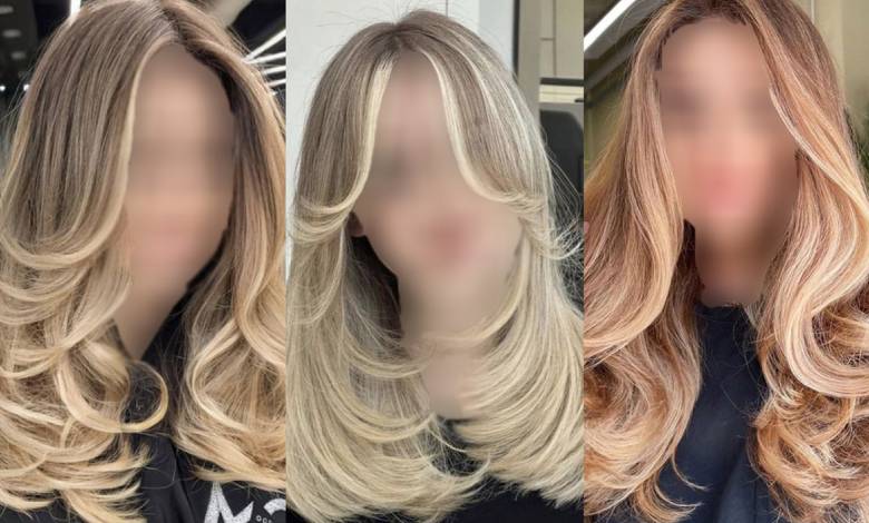 مدل جلو مو برای زیر شال