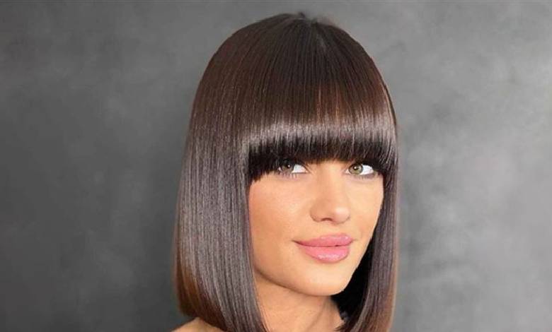 مدل جلو مو برای زیر شال