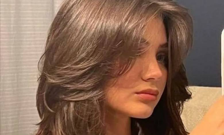 مدل جلو مو برای زیر شال