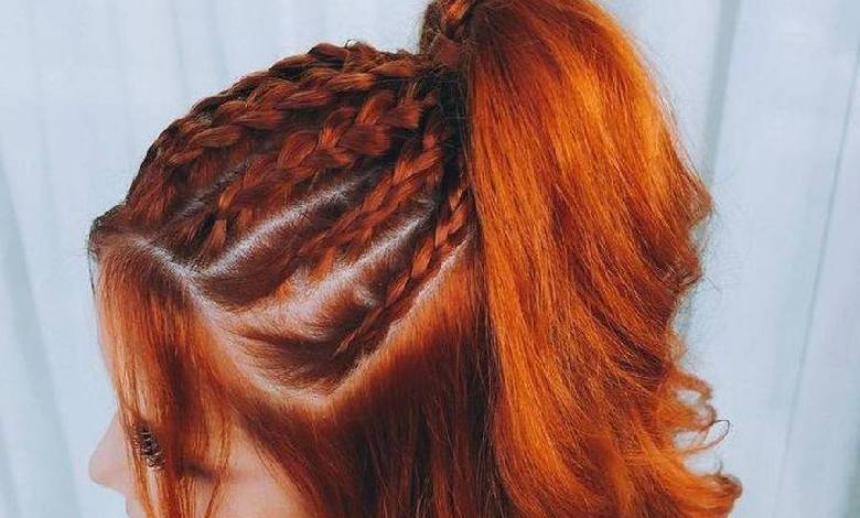 مدل جلو مو برای زیر شال